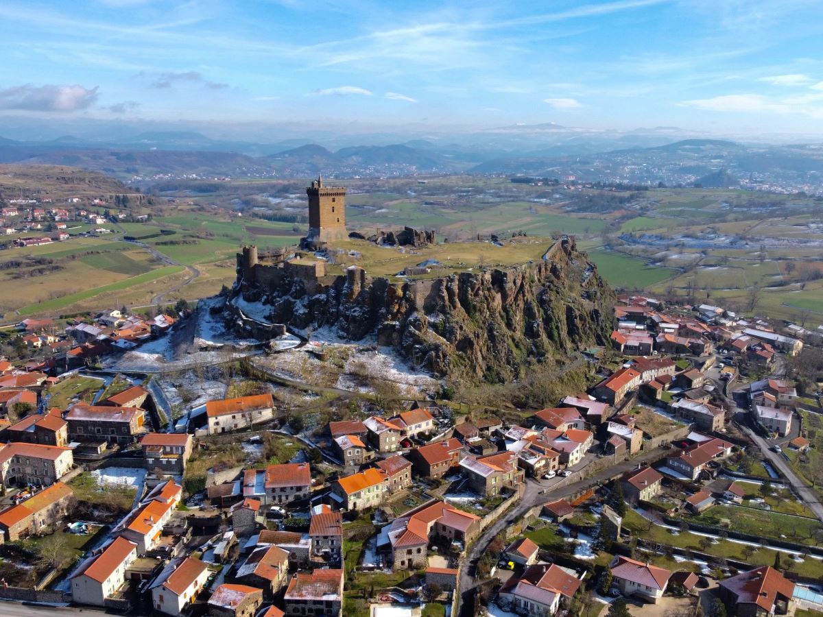 La carte topographique en relief du Puy-en-Velay
