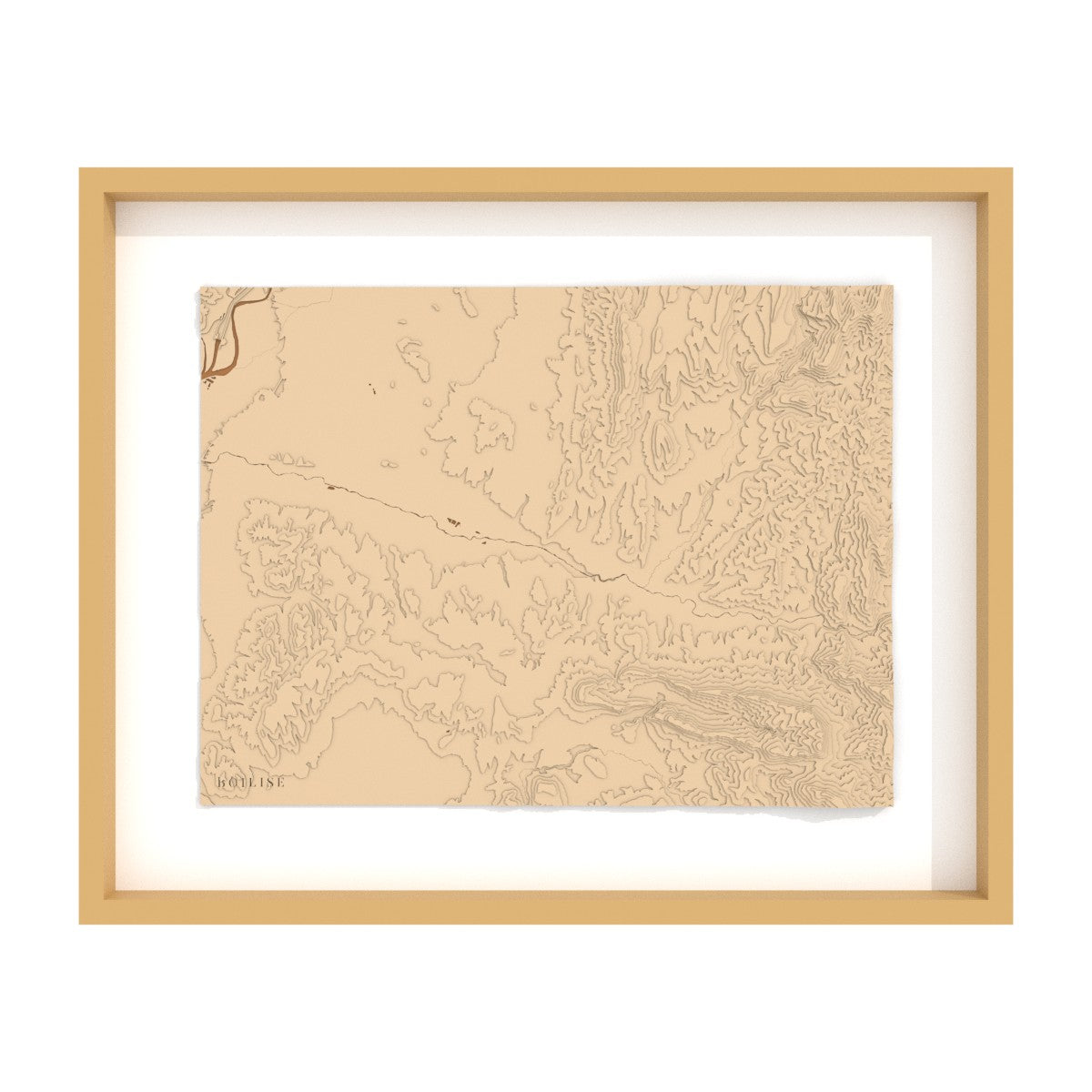 Map of the Drôme valley