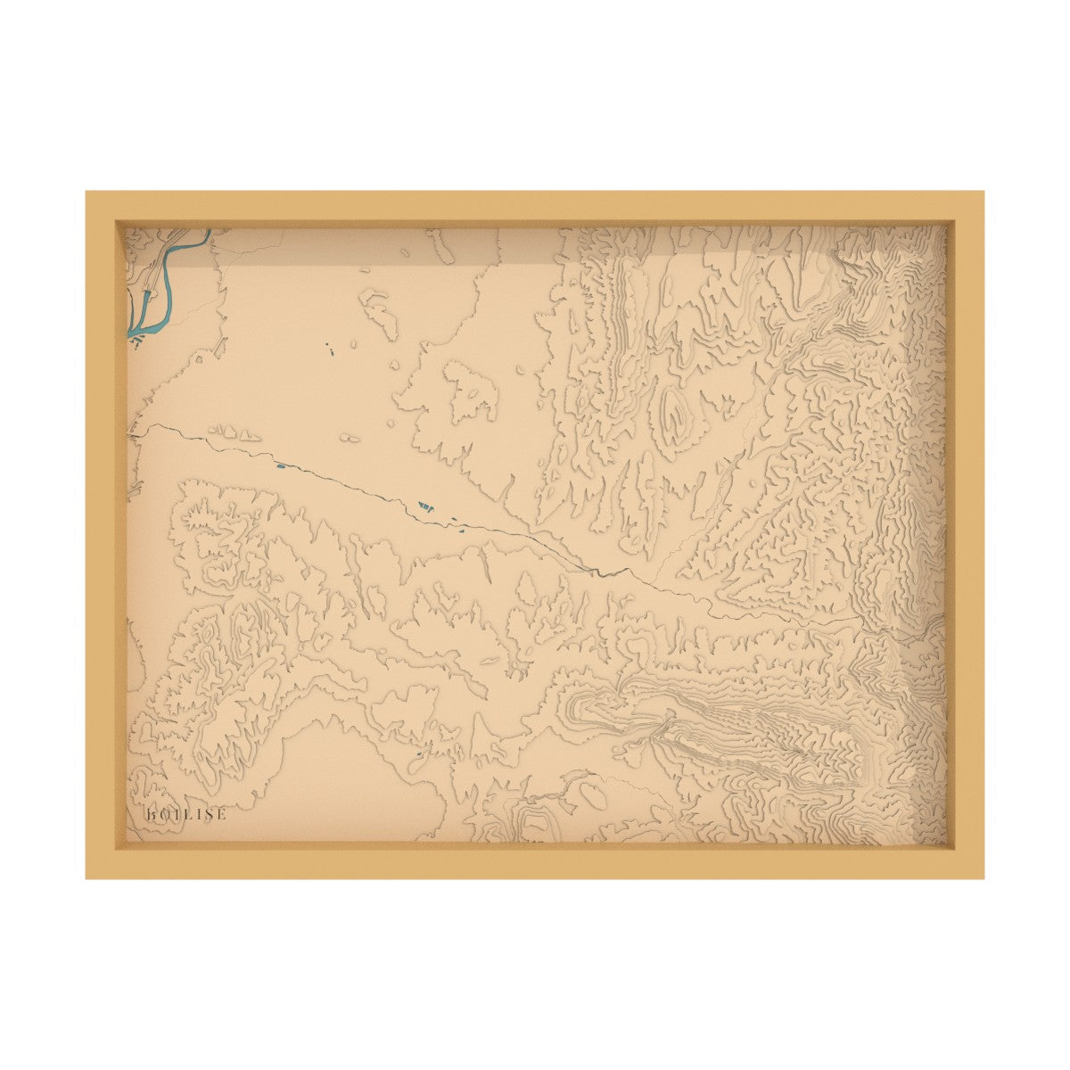 Map of the Drôme valley