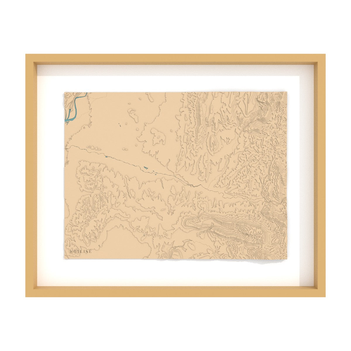 Map of the Drôme valley