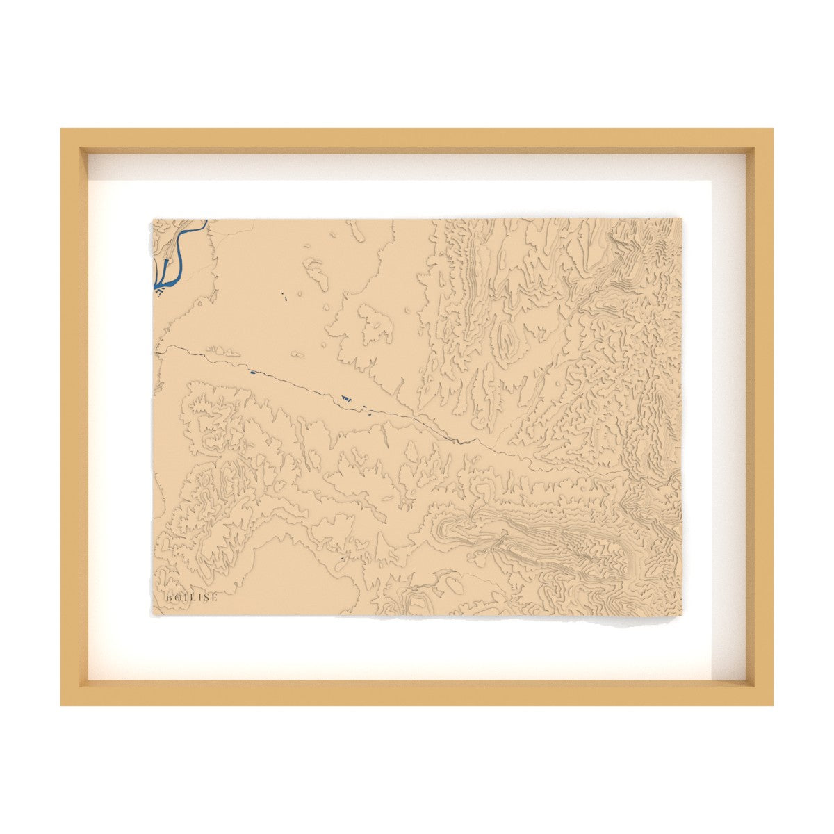 Map of the Drôme valley