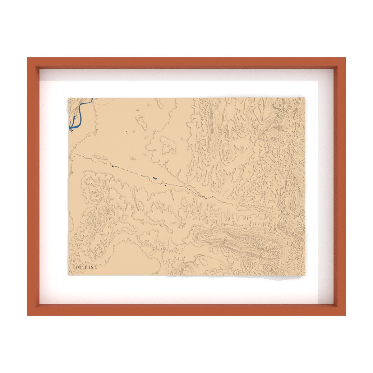 Map of the Drôme valley