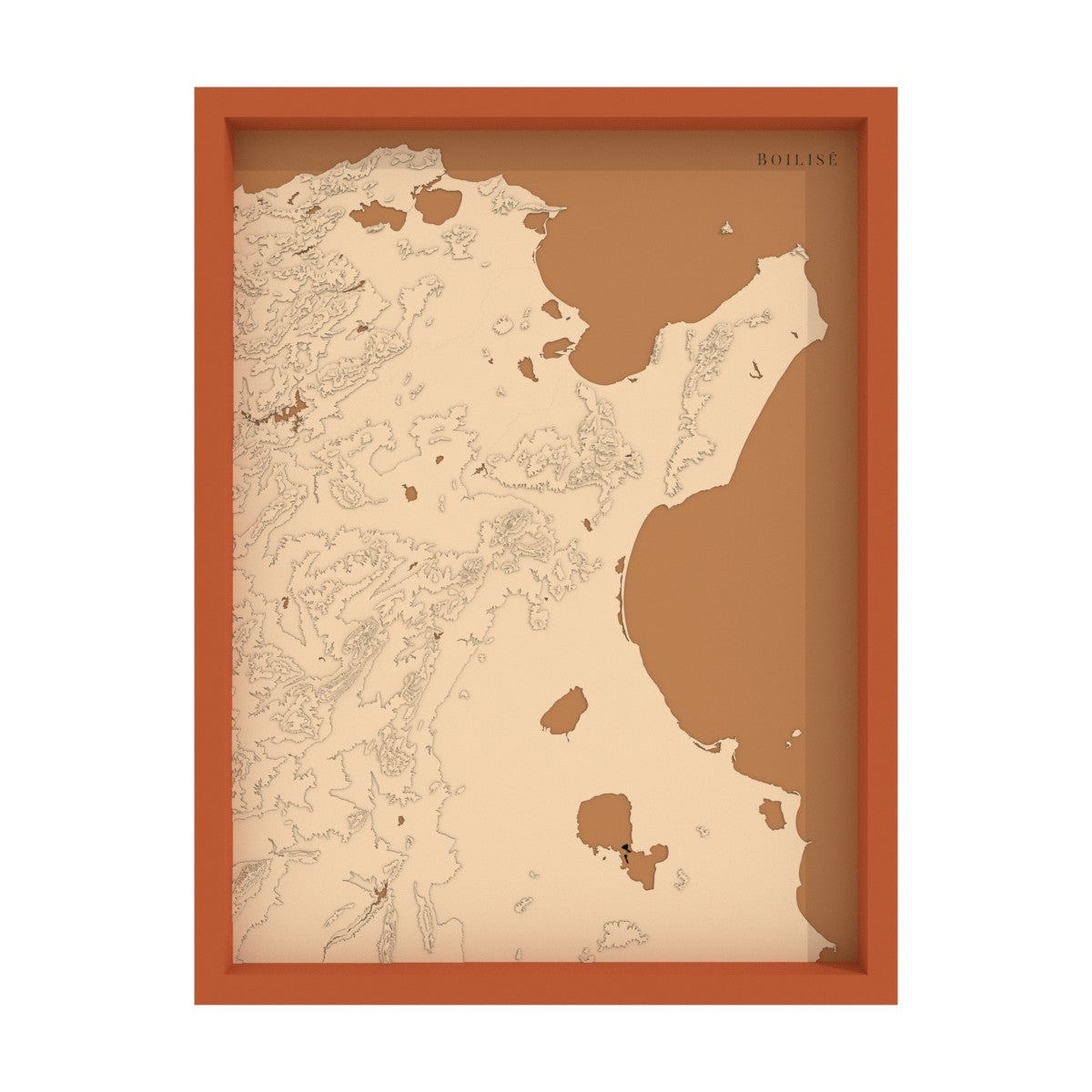 Map of the Gulfs of Tunis and Hammamet