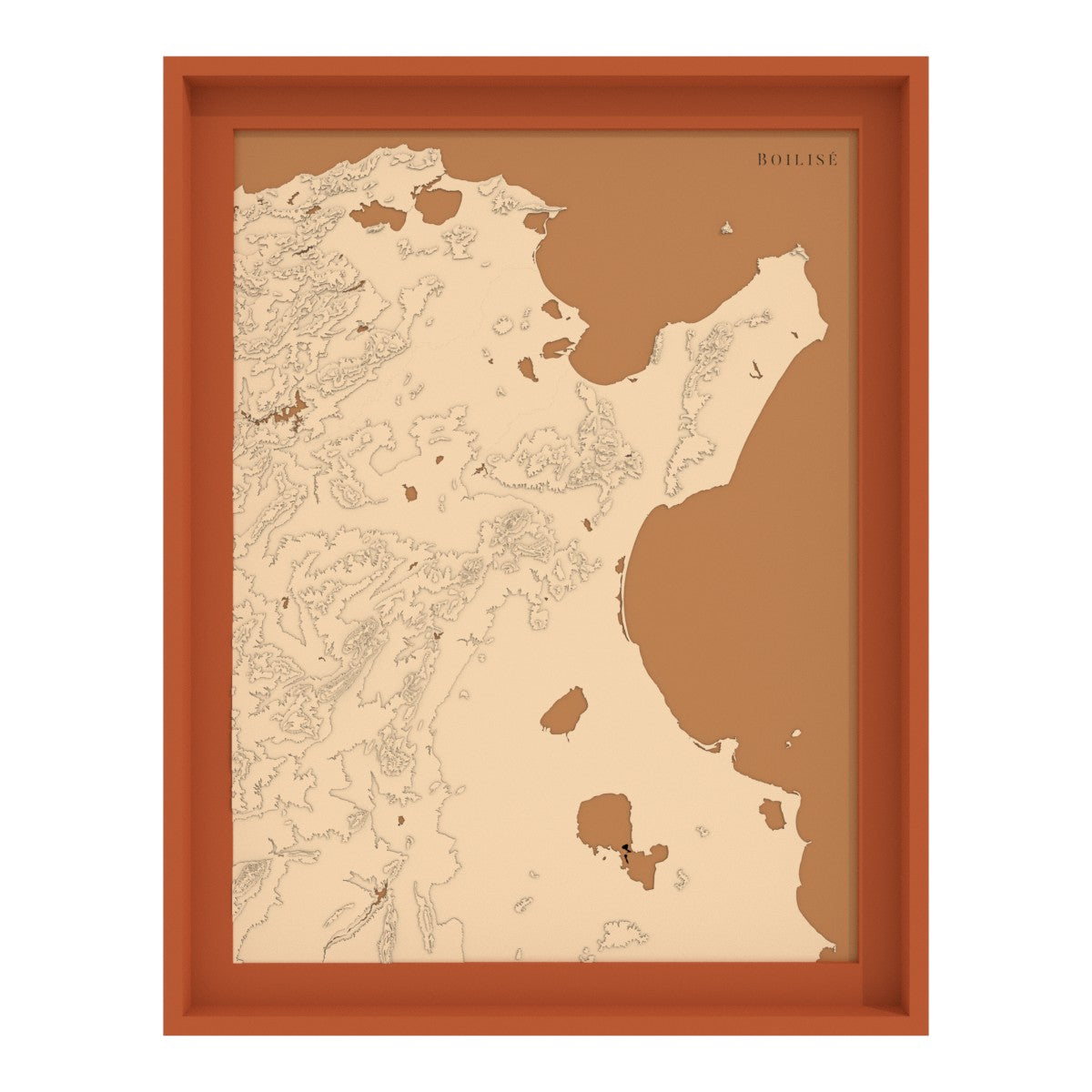 Map of the Gulfs of Tunis and Hammamet