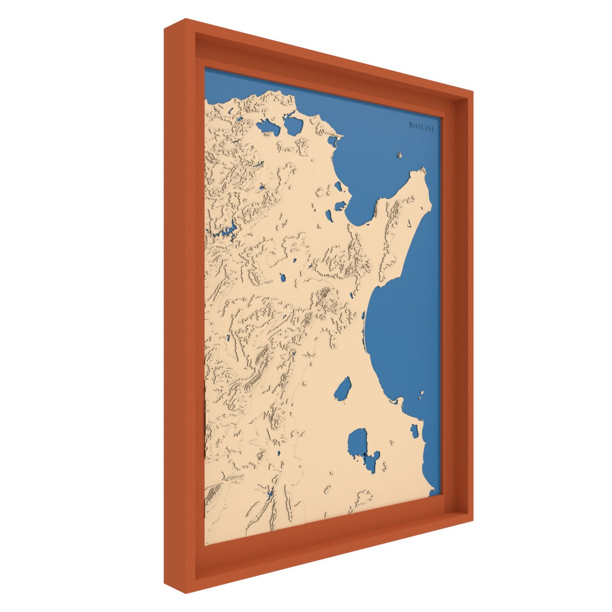 Map of the Gulfs of Tunis and Hammamet