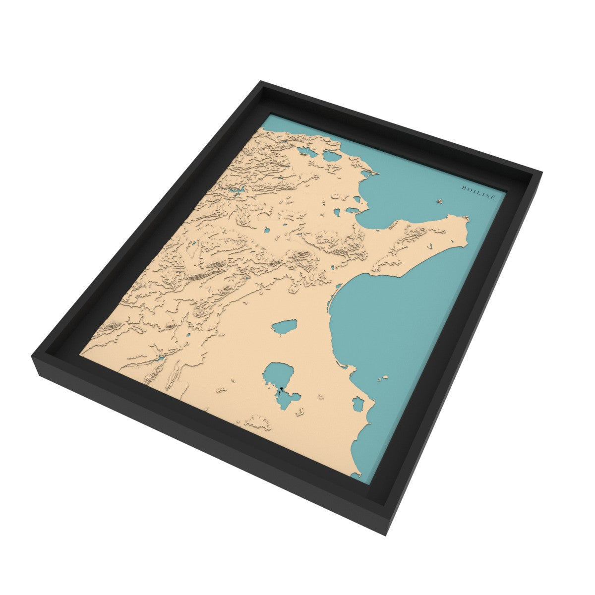 Map of the Gulfs of Tunis and Hammamet
