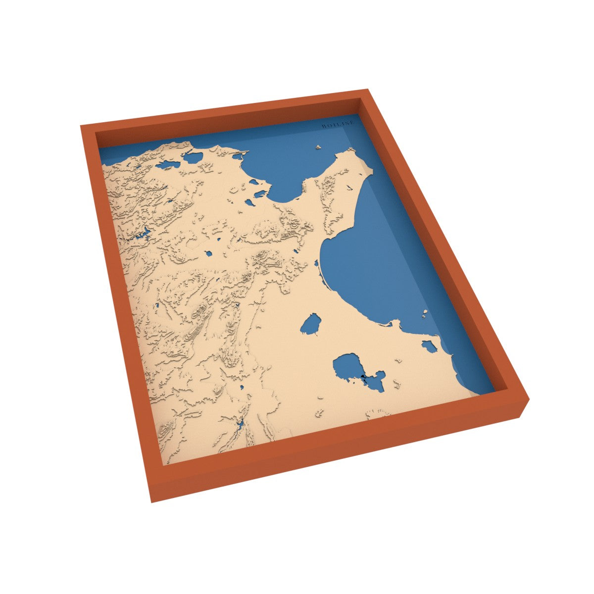Map of the Gulfs of Tunis and Hammamet