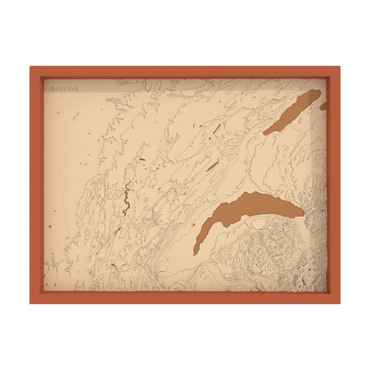 Carte du Haut-Jura et du Chablais