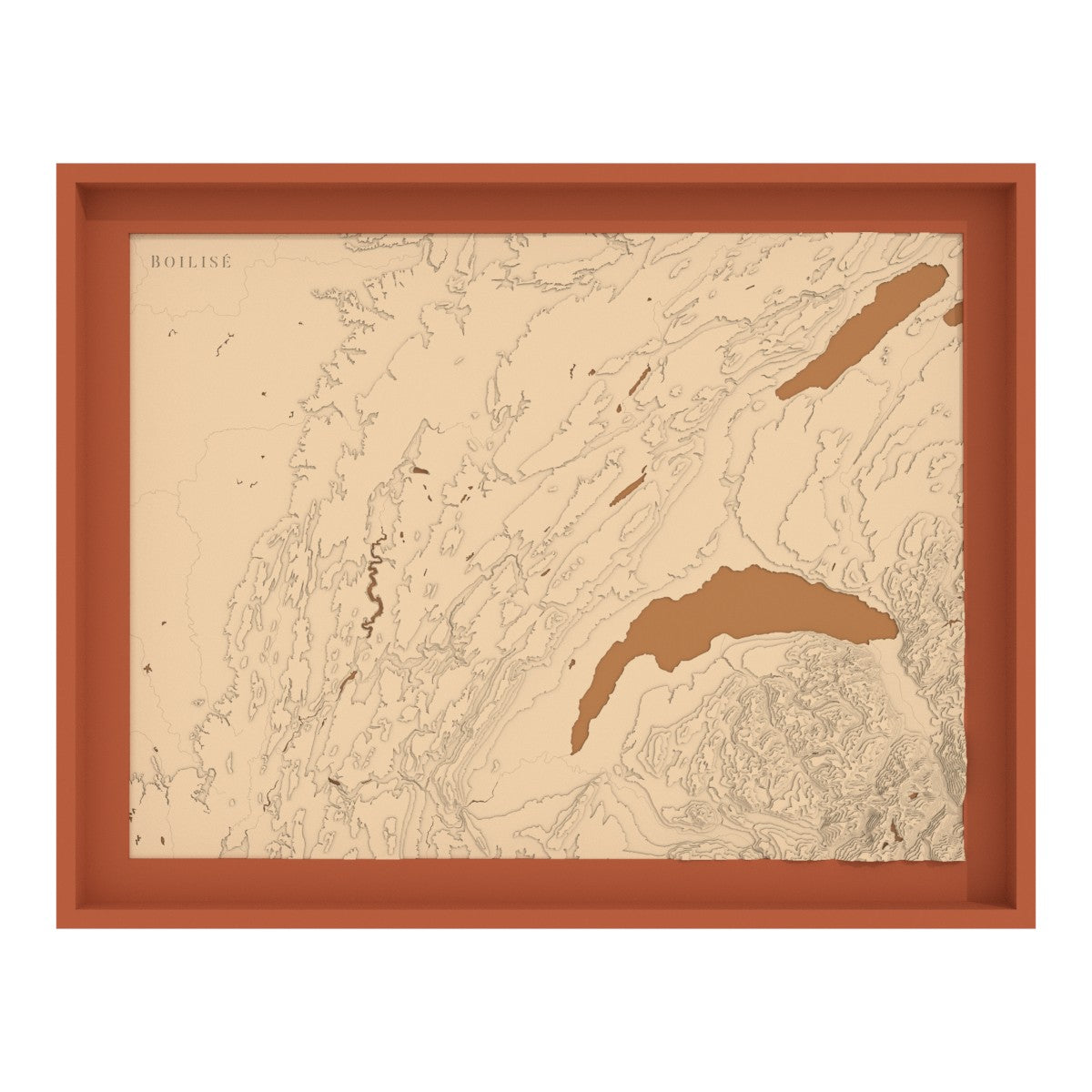 Carte du Haut-Jura et du Chablais
