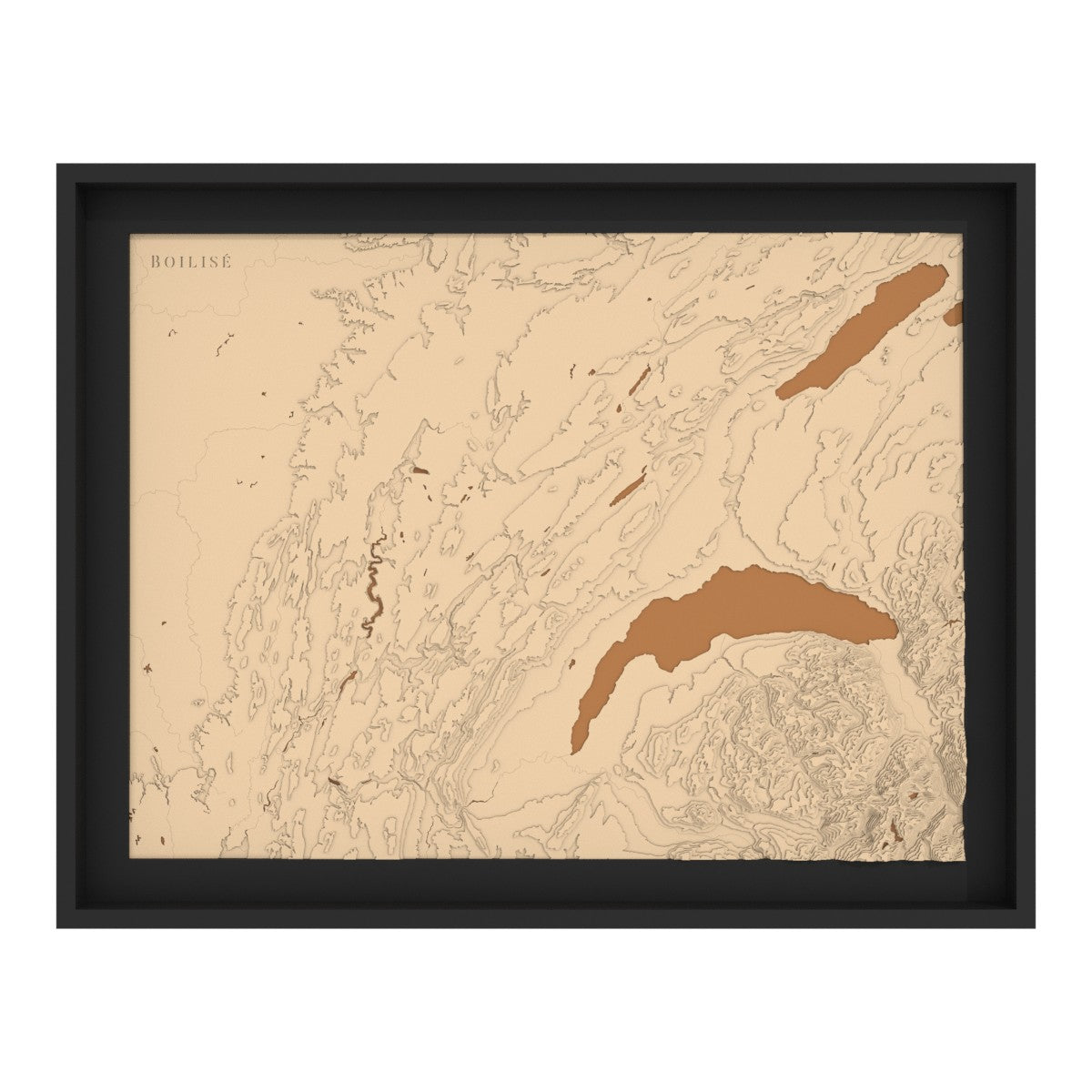 Carte du Haut-Jura et du Chablais