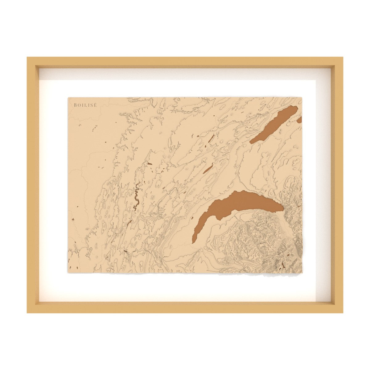 Carte du Haut-Jura et du Chablais