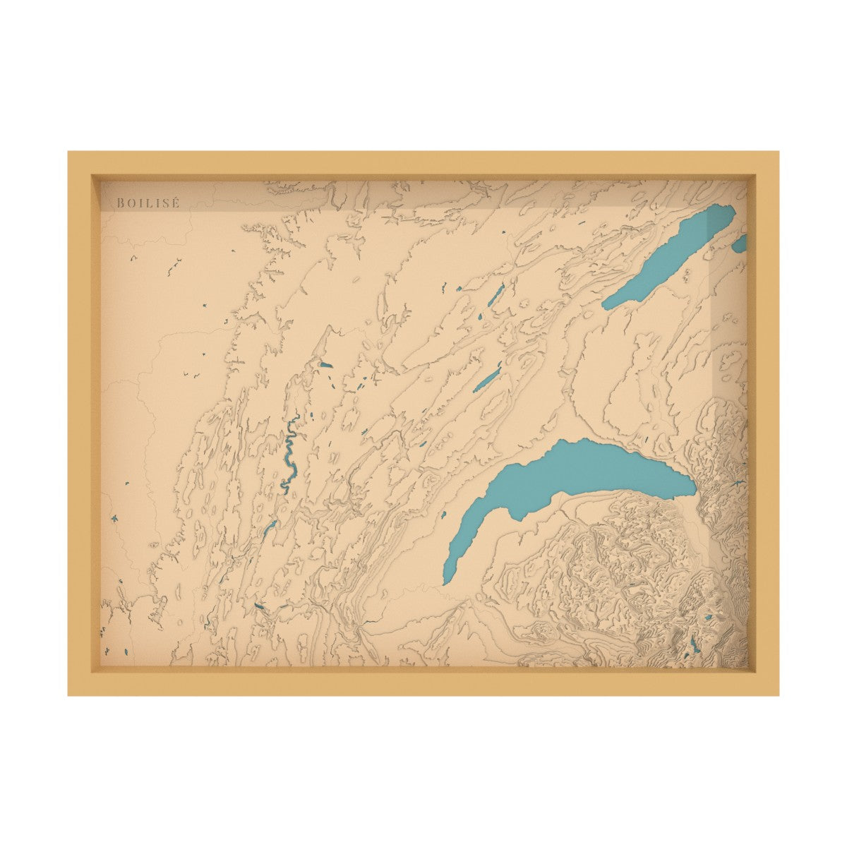 Carte du Haut-Jura et du Chablais