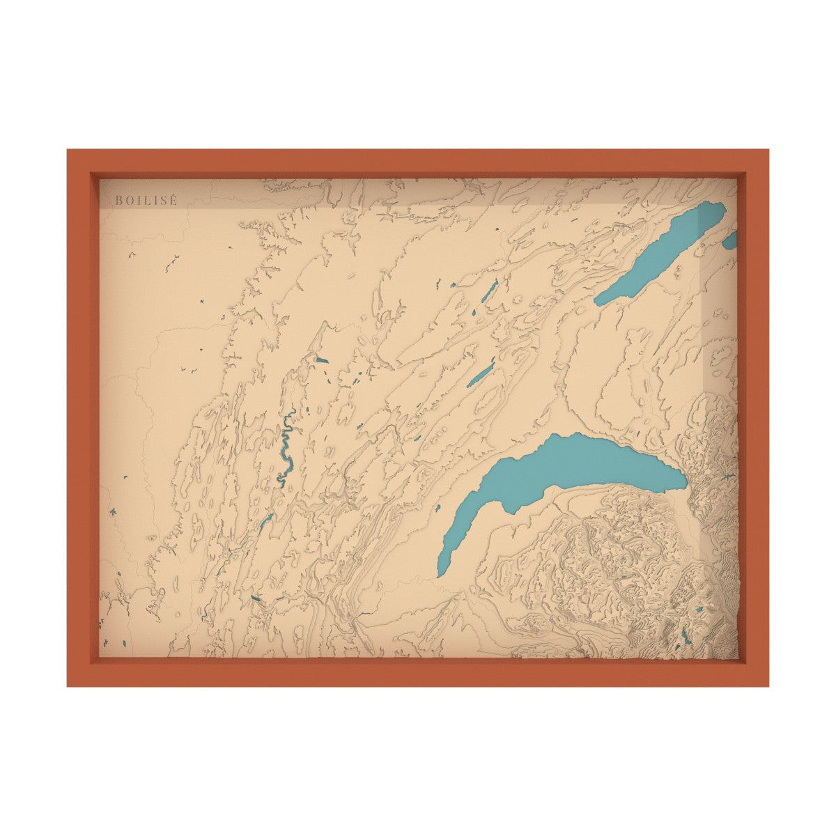 Carte du Haut-Jura et du Chablais