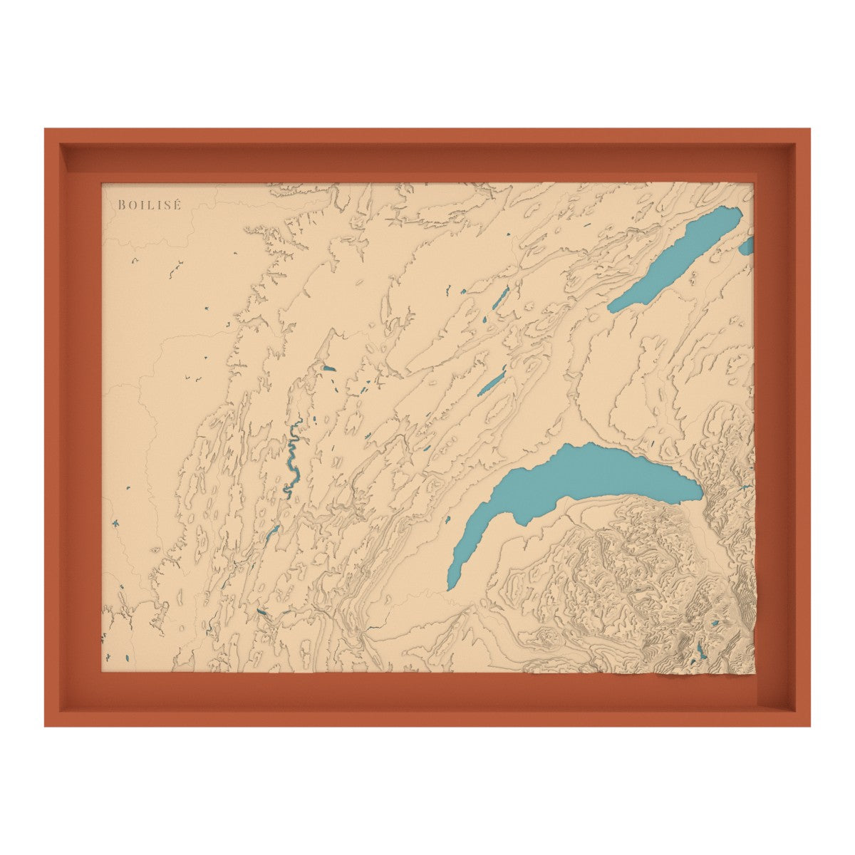 Carte du Haut-Jura et du Chablais
