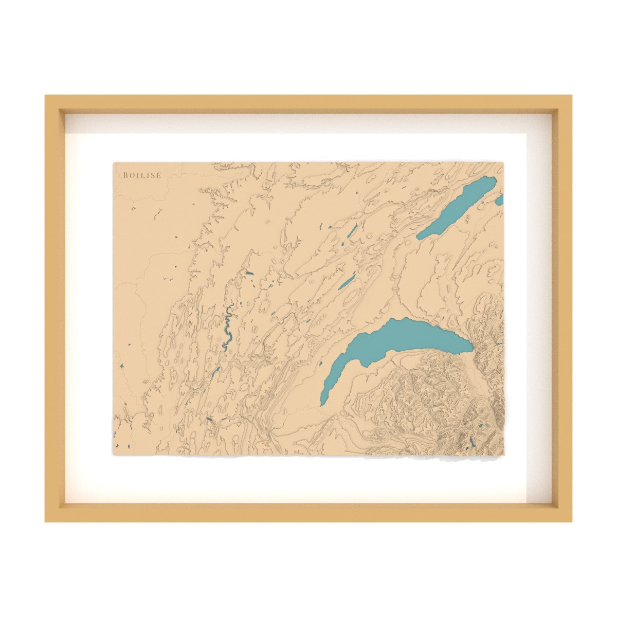 Carte du Haut-Jura et du Chablais