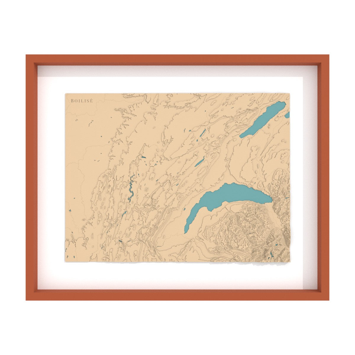 Carte du Haut-Jura et du Chablais