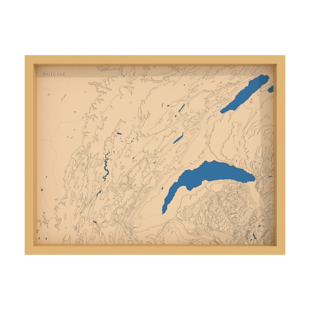 Carte du Haut-Jura et du Chablais