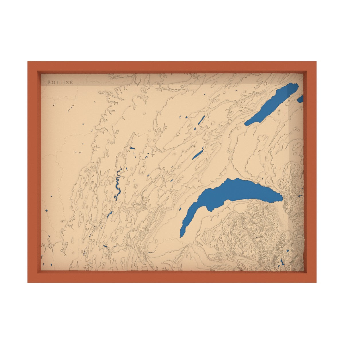 Carte du Haut-Jura et du Chablais