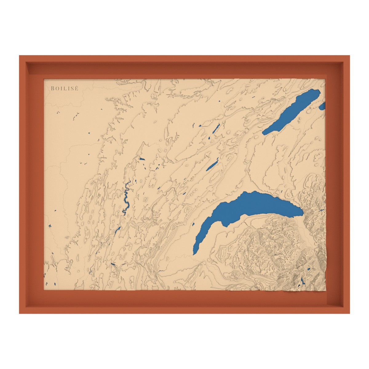 Carte du Haut-Jura et du Chablais