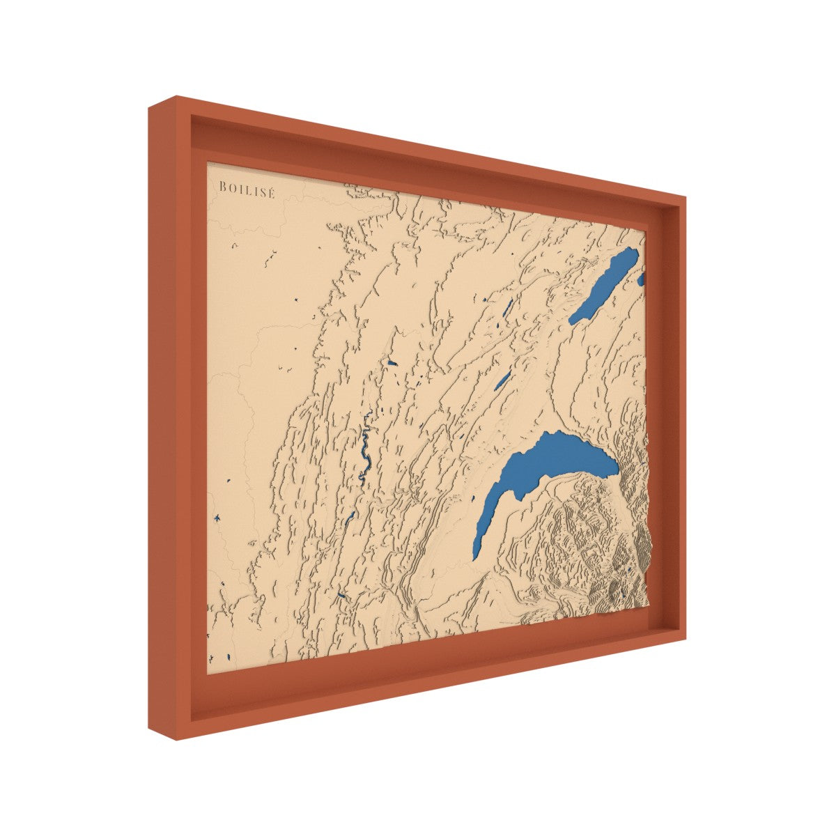 Carte du Haut-Jura et du Chablais