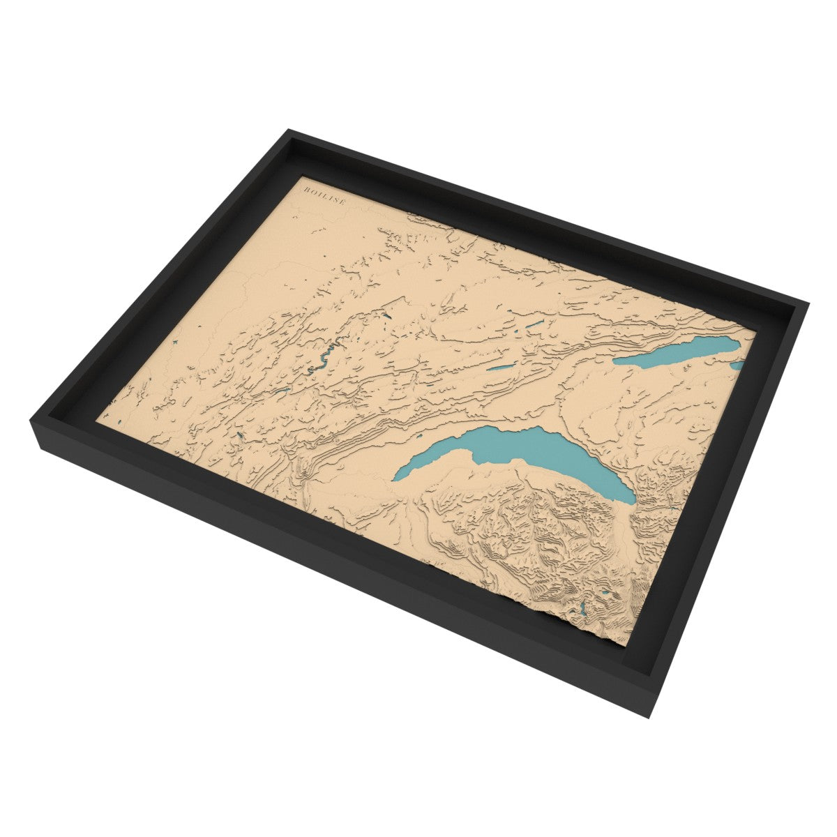 Carte du Haut-Jura et du Chablais