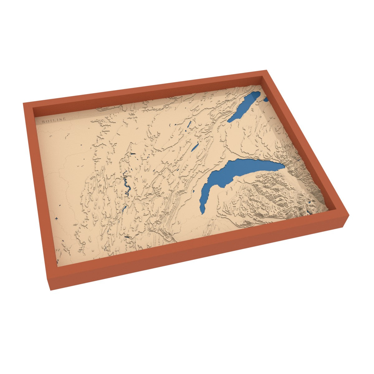 Carte du Haut-Jura et du Chablais