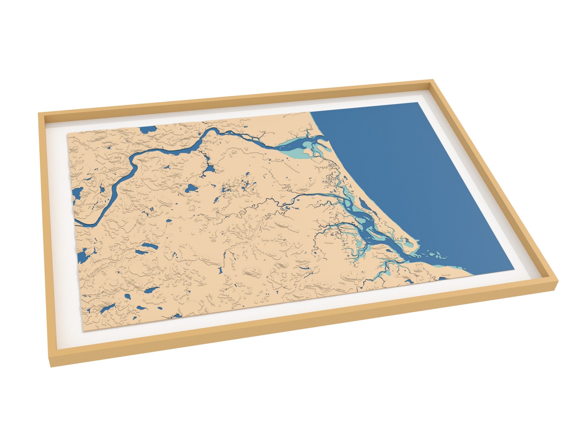 Carte de Newburyport et Plum Island