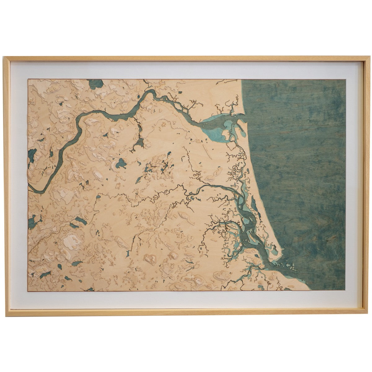 Carte de Newburyport et Plum Island