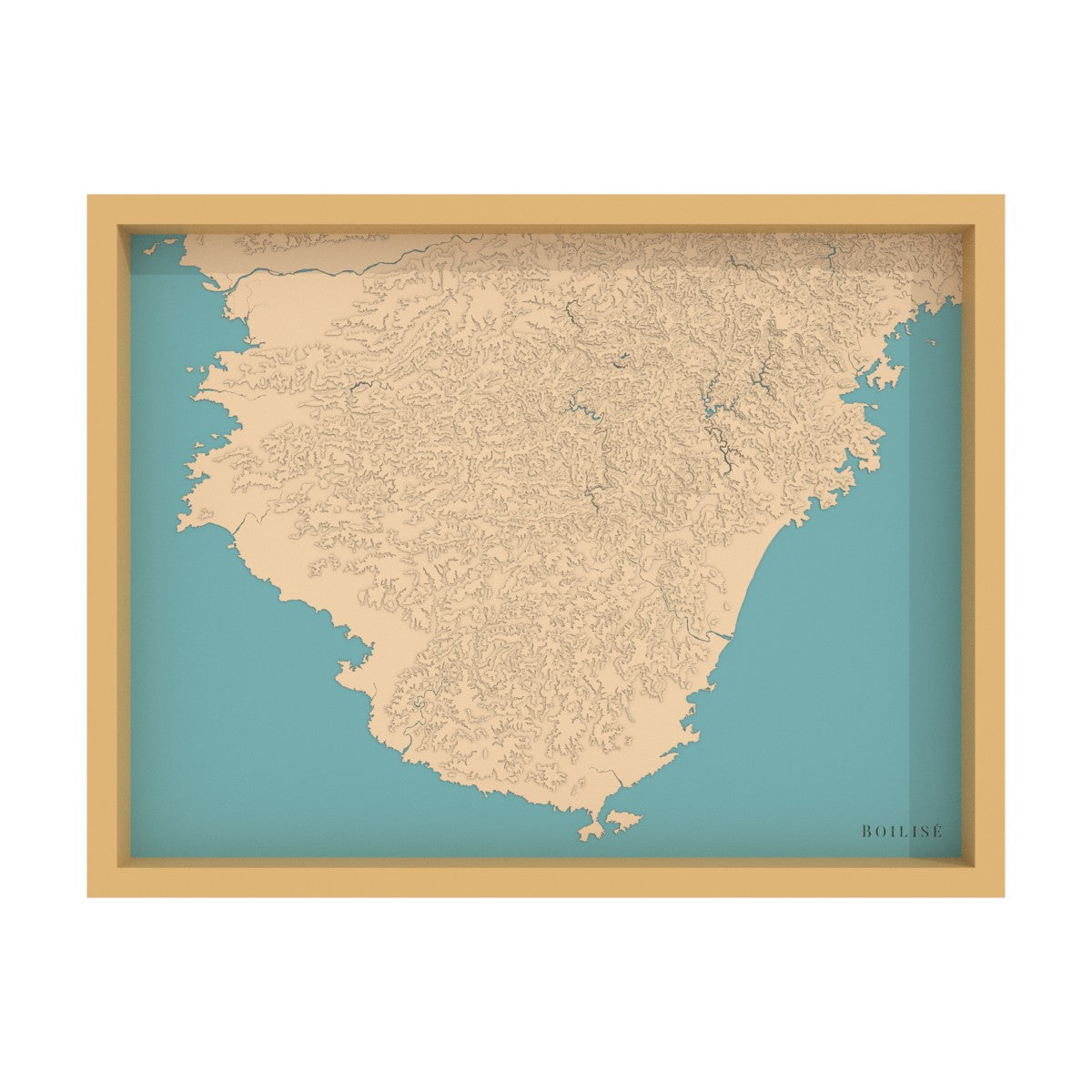 Map of Kii Peninsula (Japan)
