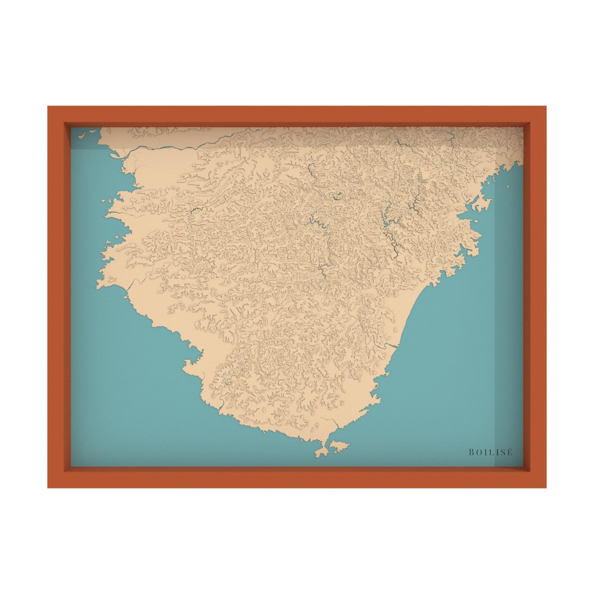 Map of Kii Peninsula (Japan)