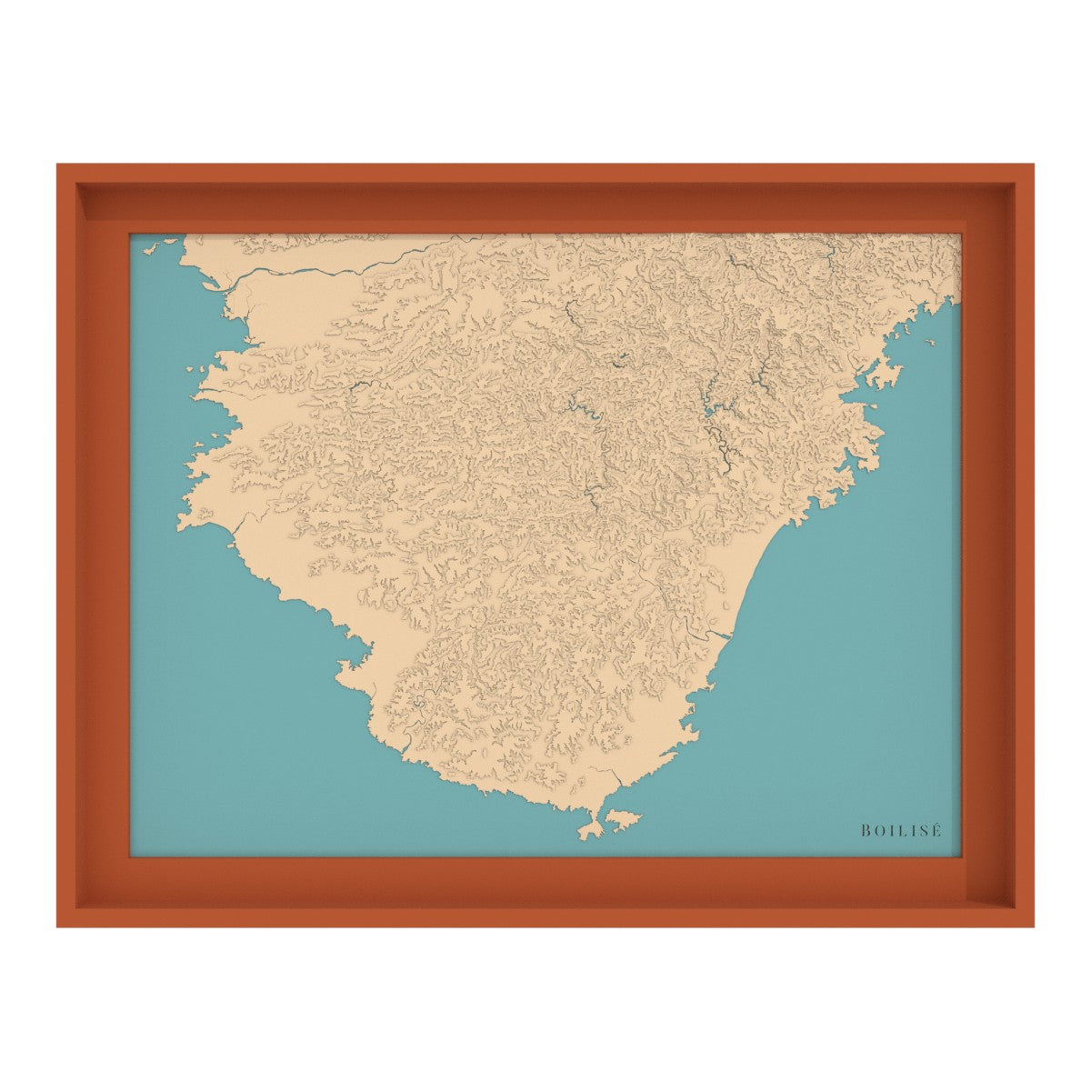 Map of Kii Peninsula (Japan)