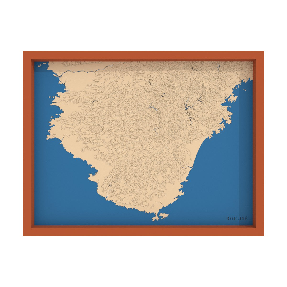 Map of Kii Peninsula (Japan)