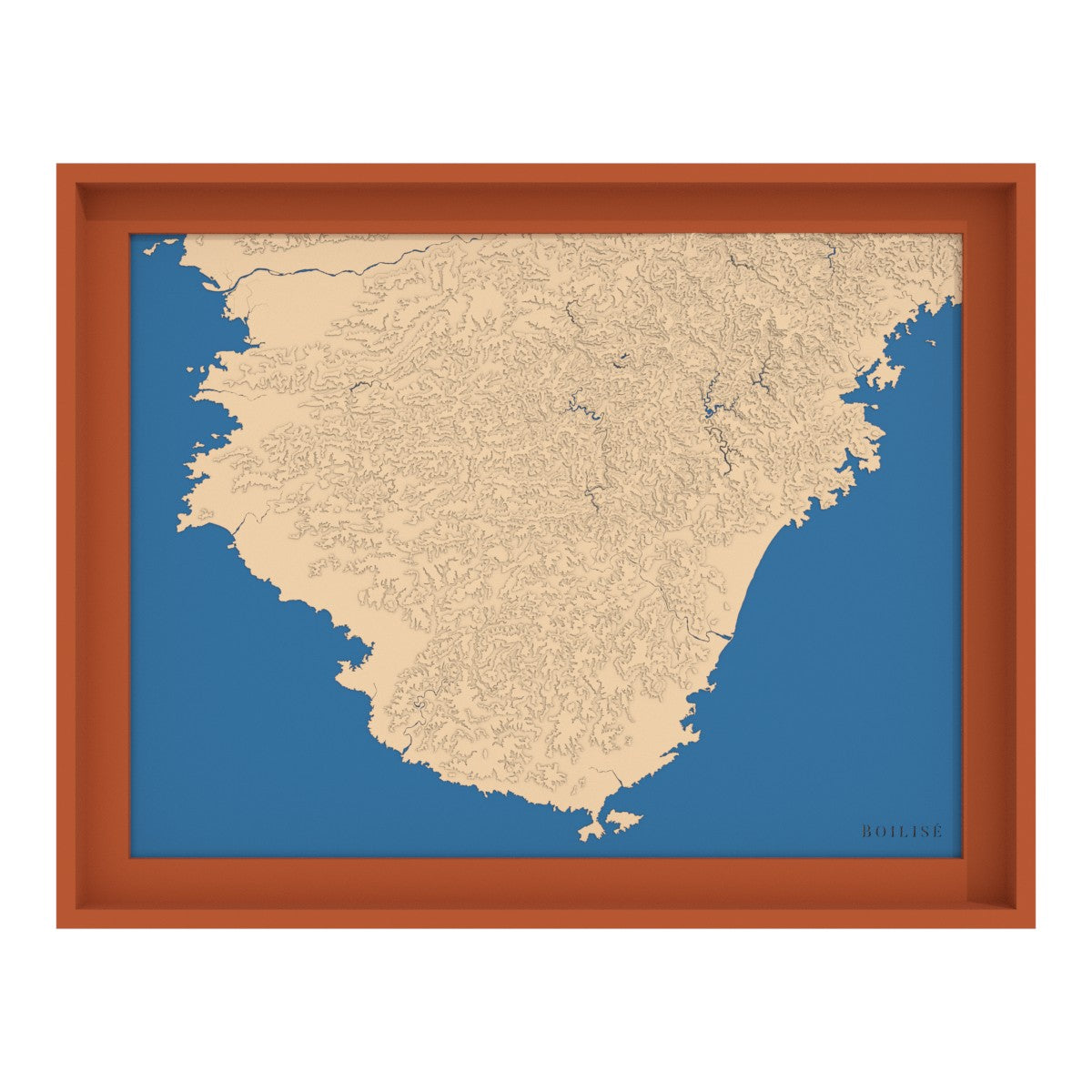 Map of Kii Peninsula (Japan)