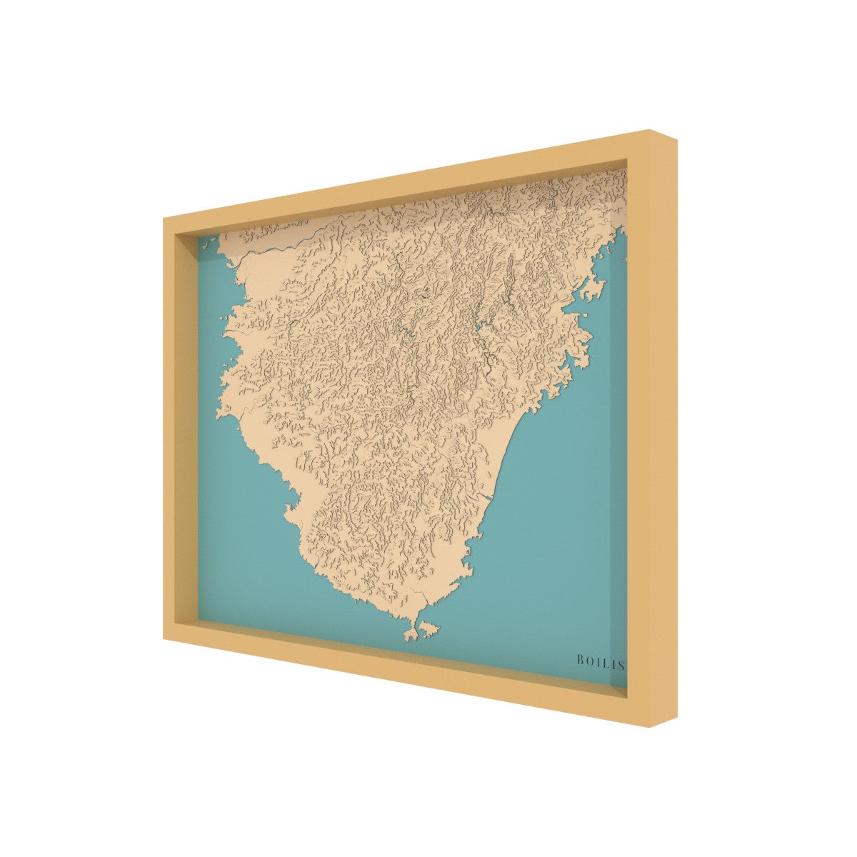 Map of Kii Peninsula (Japan)