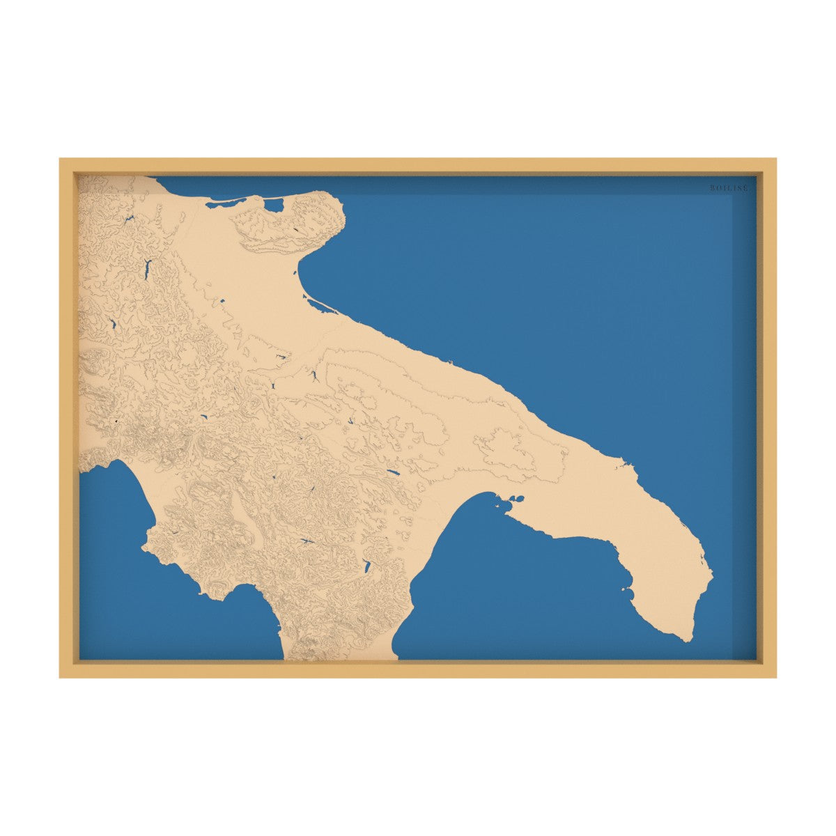 Carte des Pouilles (Italie)