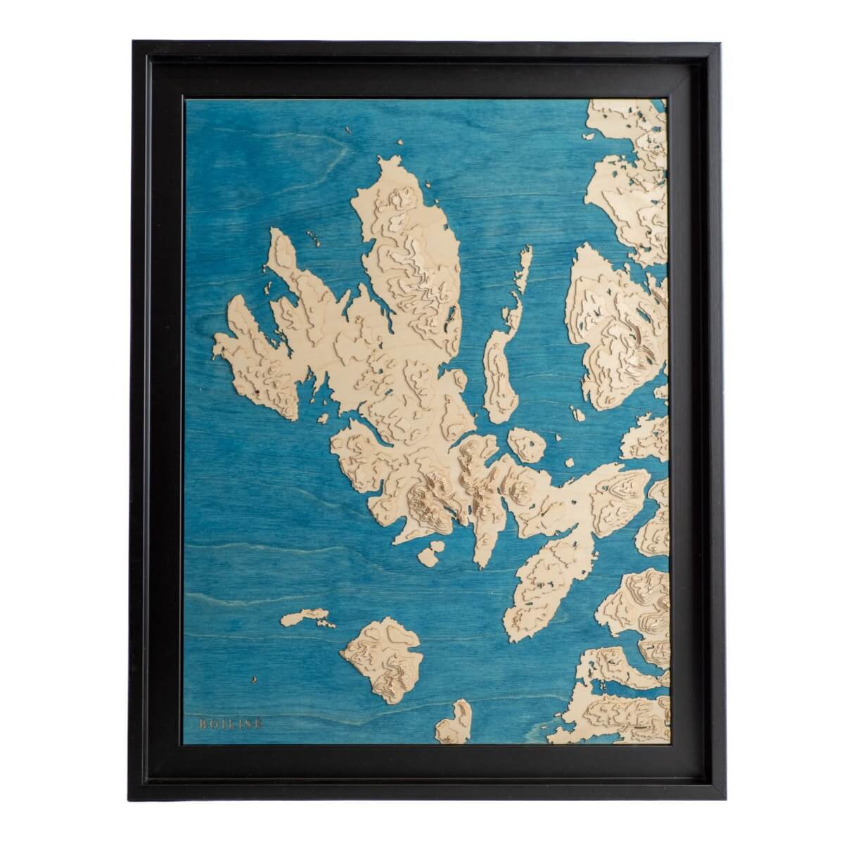 Le relief de l'île de Skye comme vous ne l'avez jamais vu : en bois et chez vous.