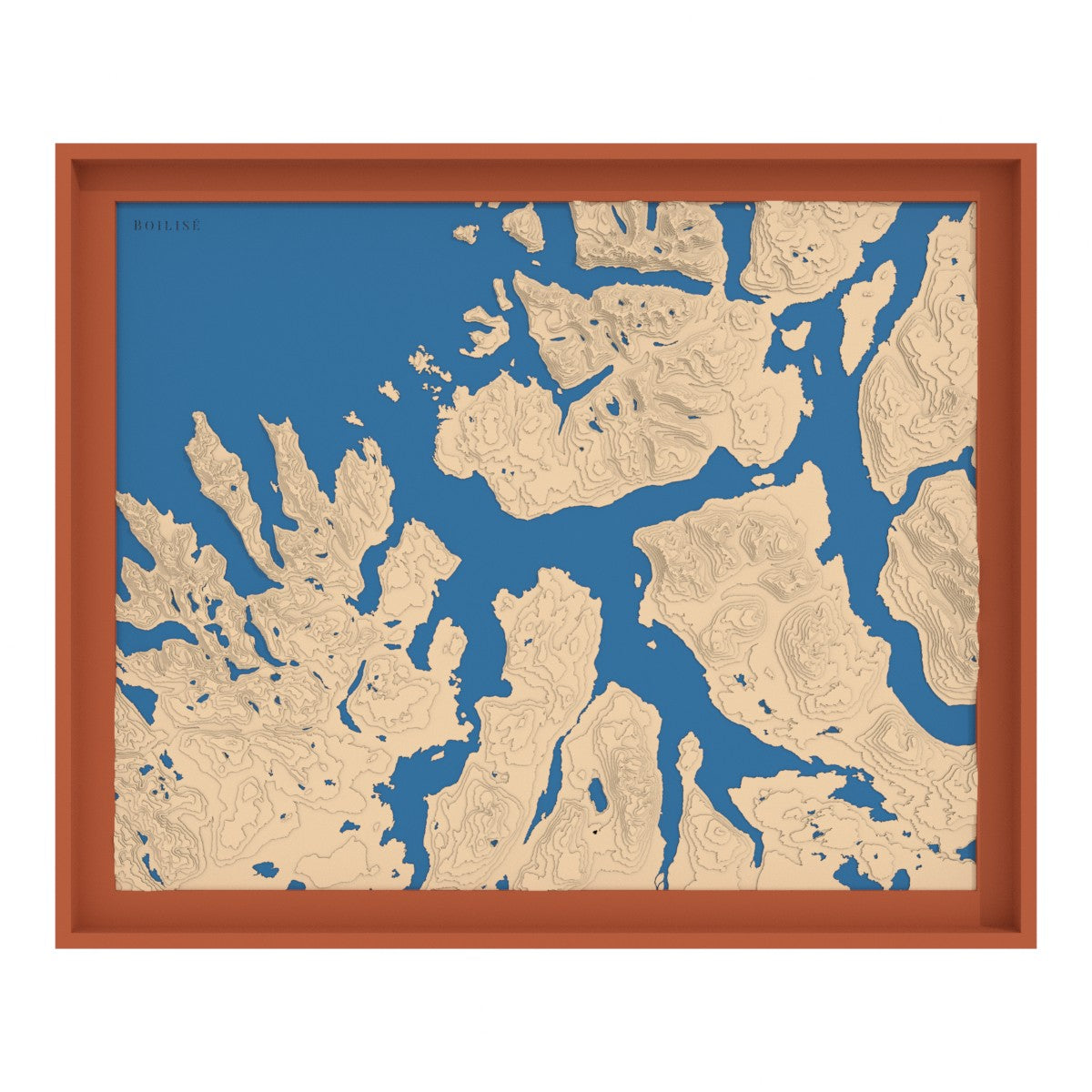 Carte du fjord de Malangen