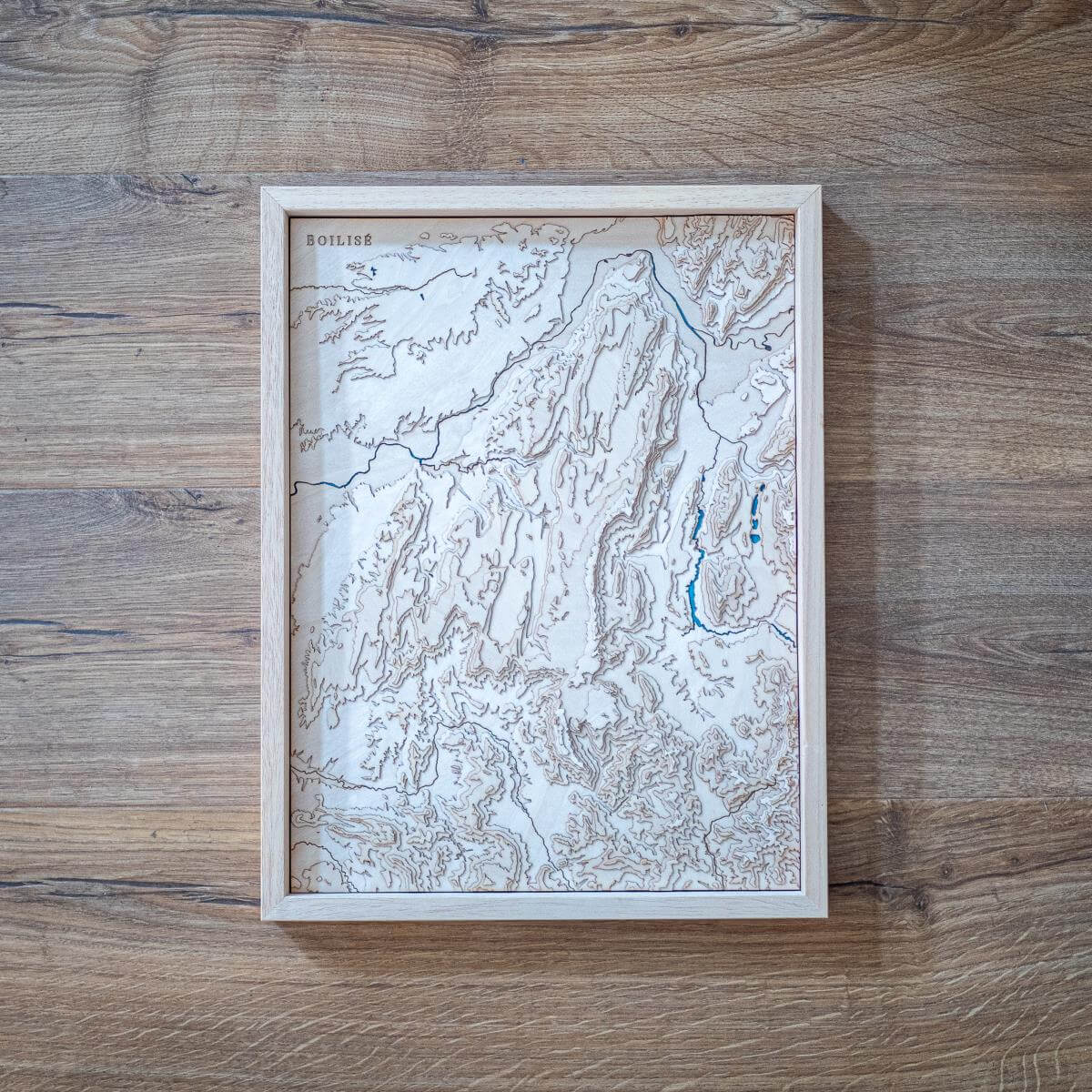 Map of the Vercors massif