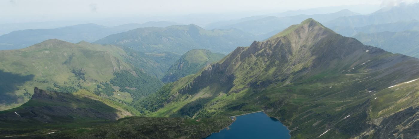 Le pic de Crabère dans les Pyrénées