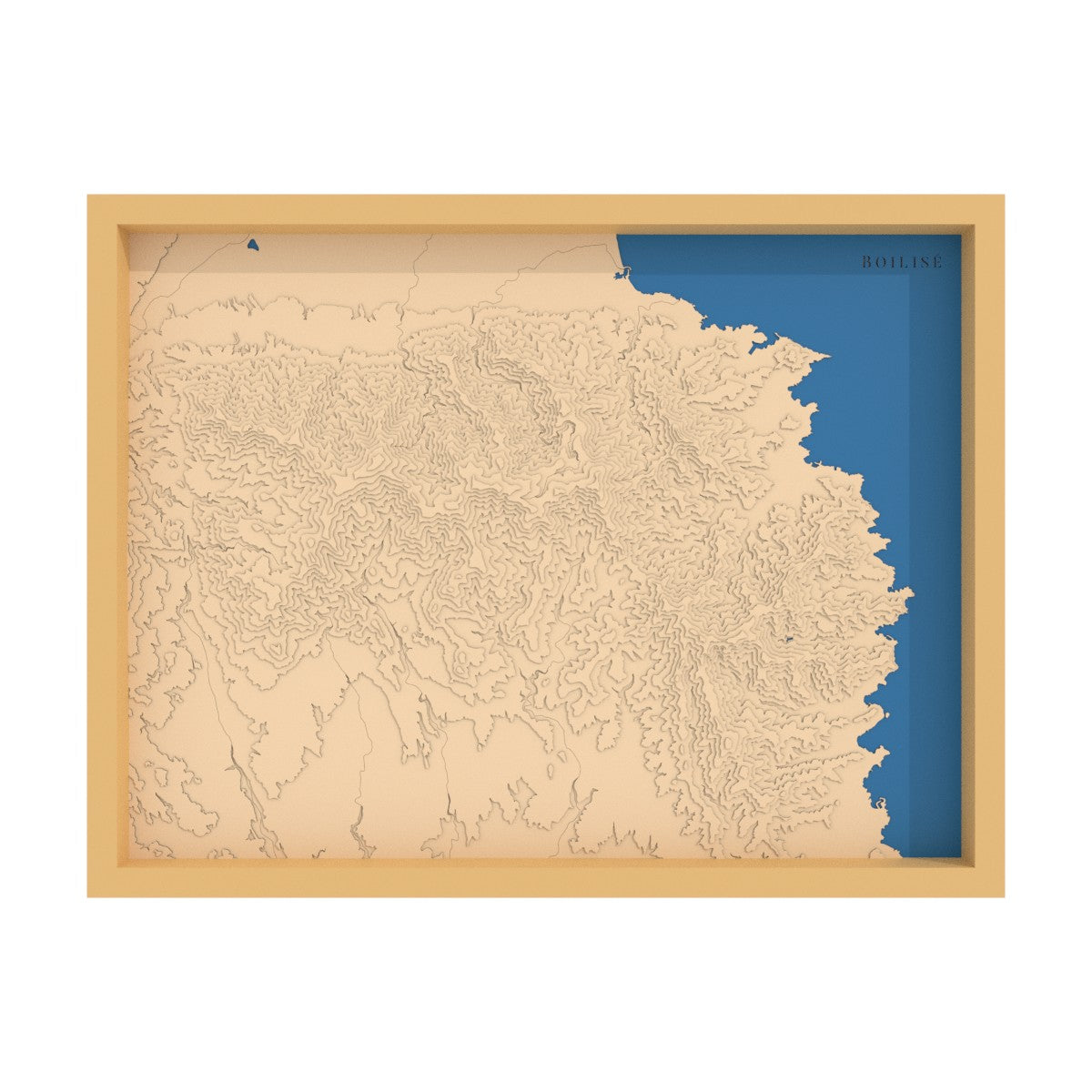 Map of the Albères massif