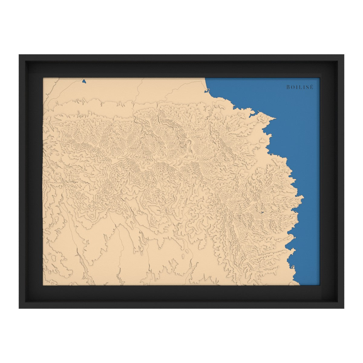 Map of the Albères massif