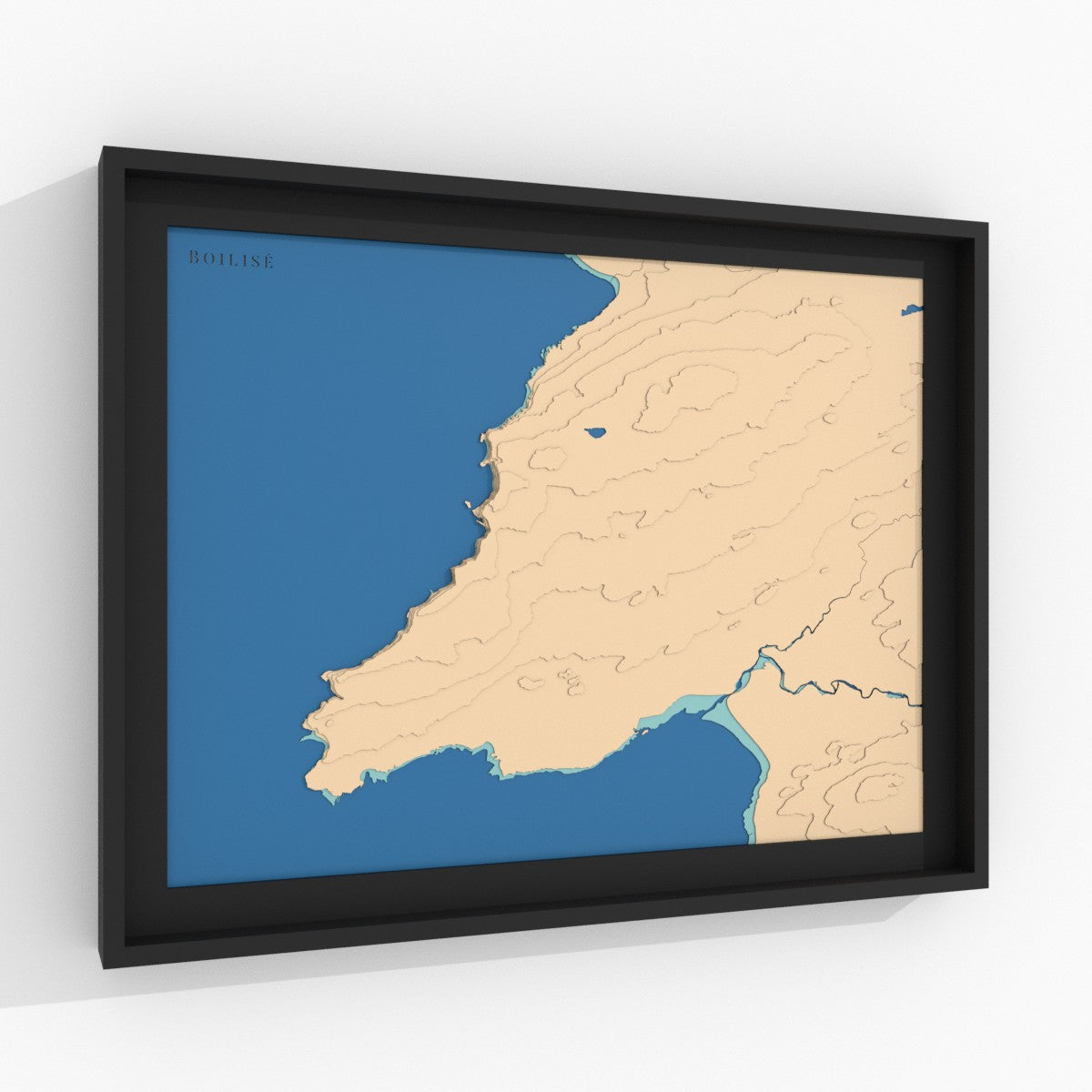 Map of the Cliffs of Moher (Ireland)