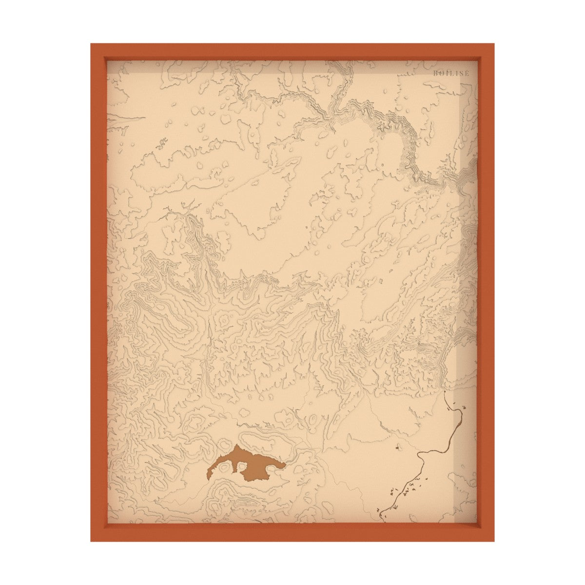 Carte du Larzac Méridional