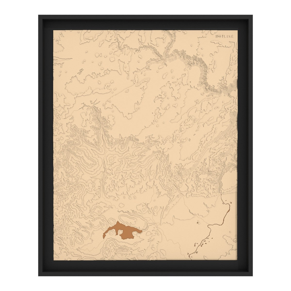 Carte du Larzac Méridional