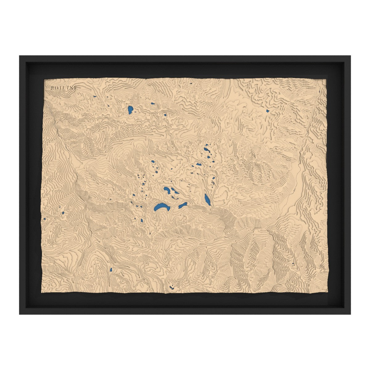 Carte du massif de Néouvielle