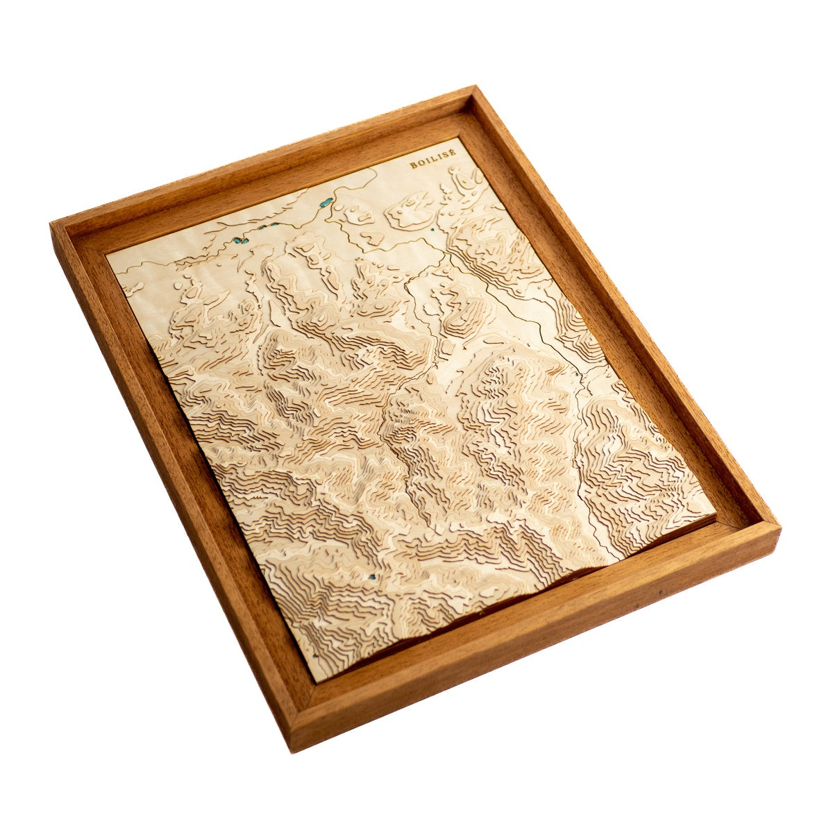 Map of the Barousse valley (Hautes-Pyrénées)