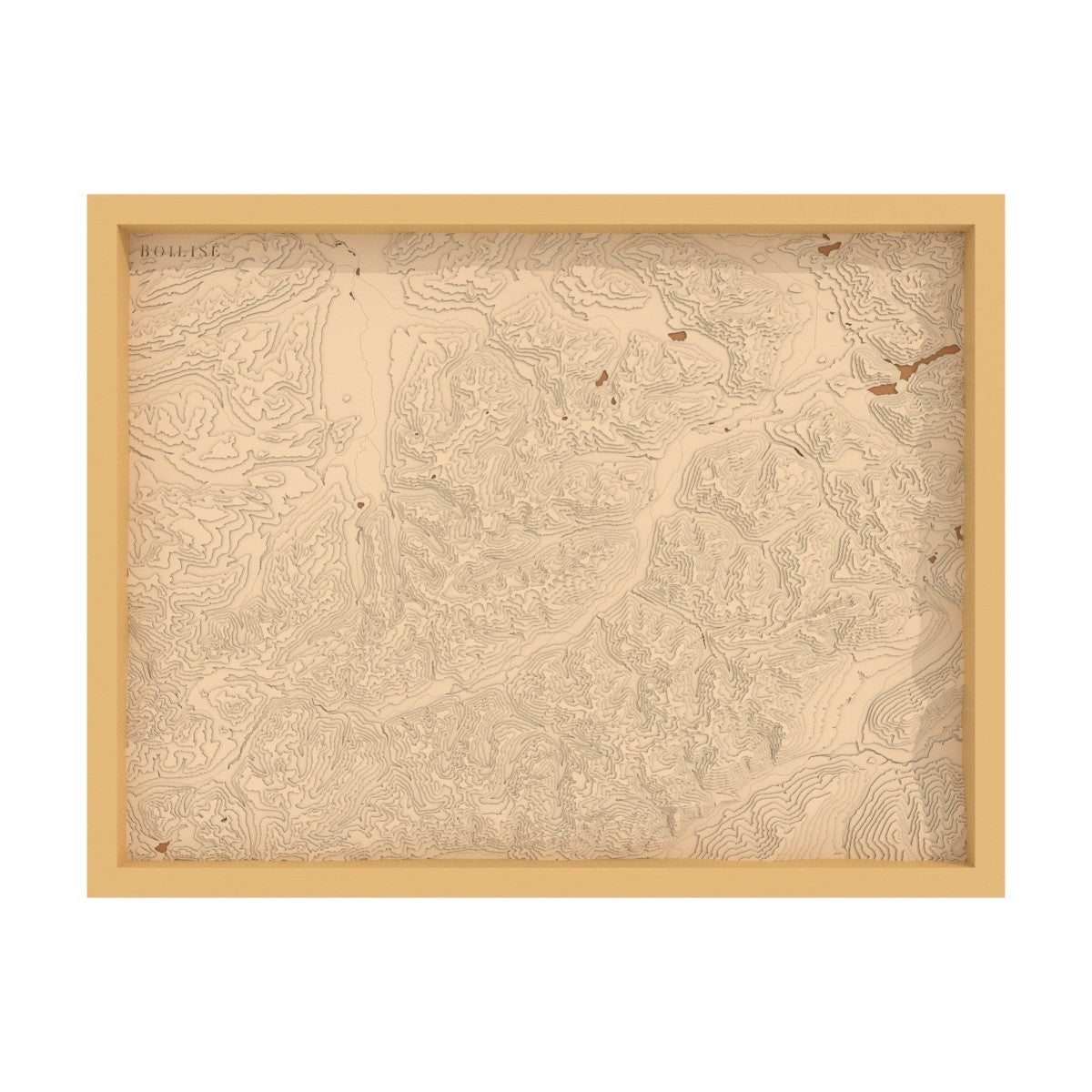 Map of the Lech Valley - Austria