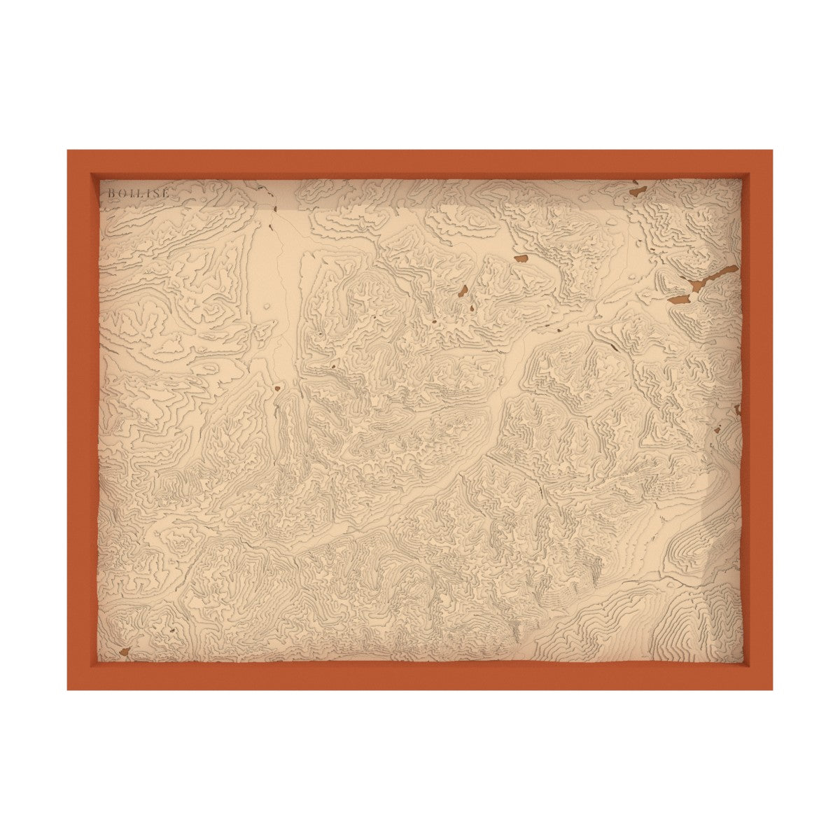 Map of the Lech Valley - Austria