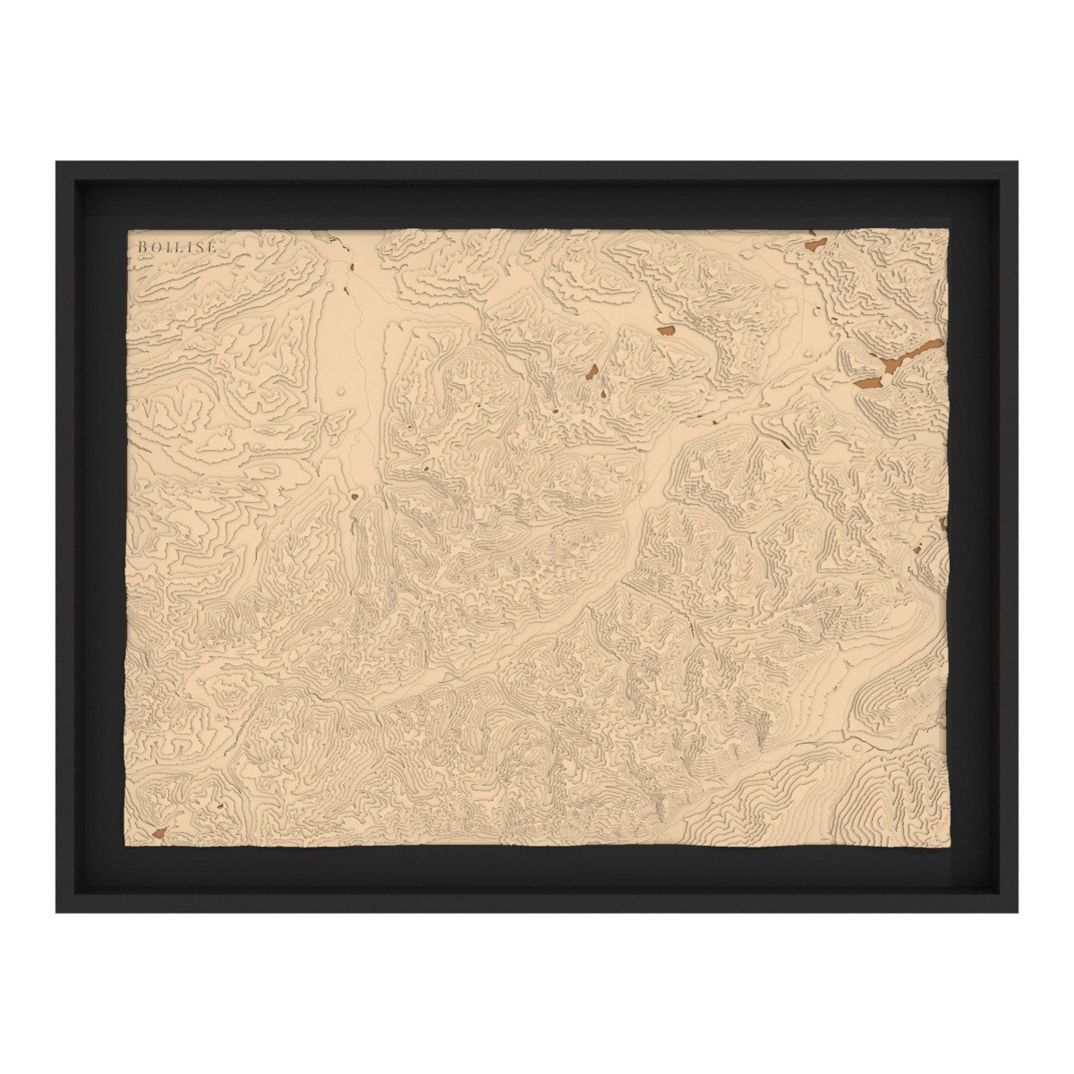 Map of the Lech Valley - Austria