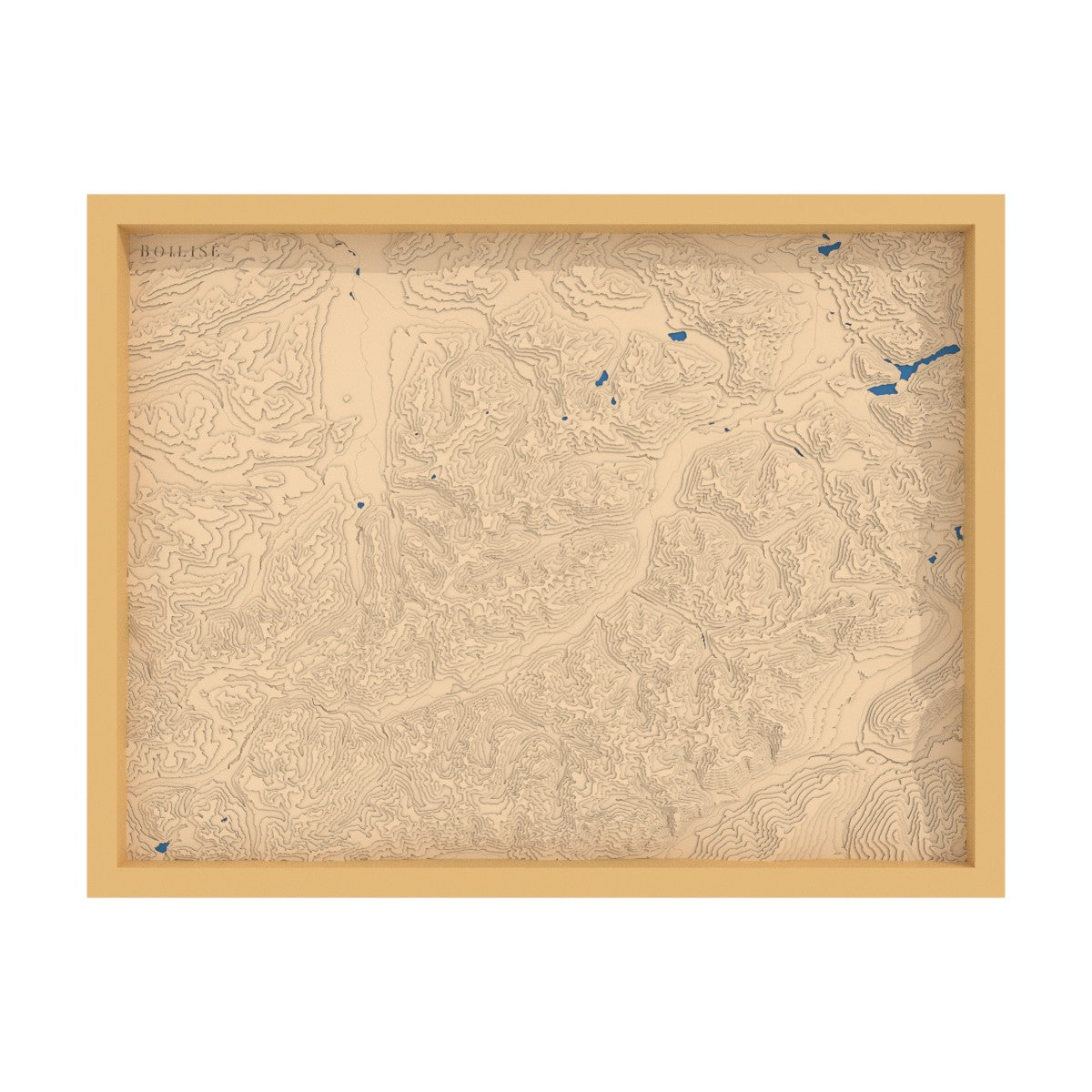 Map of the Lech Valley - Austria